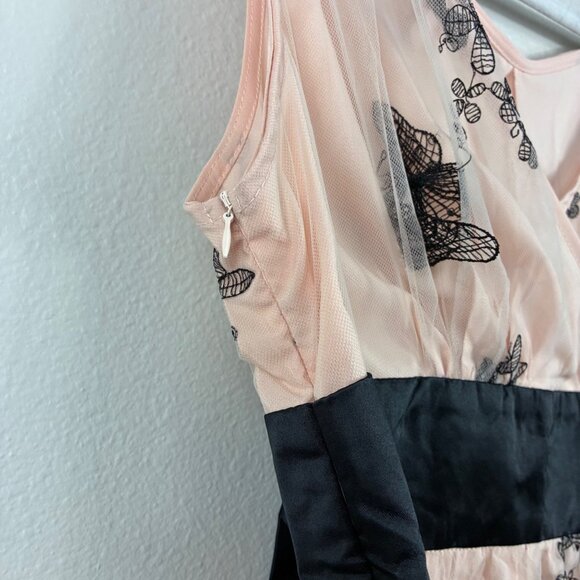 NEW Retro Stage 1950’s Lace Butterfly Swing Vintage Style Dress Sz XL Coquette - Picture 6 of 8